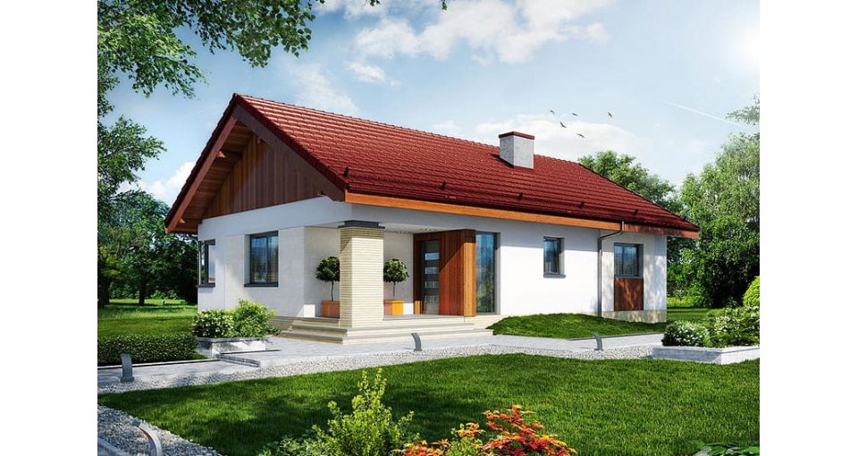 Загородный дом, проект №229 Новинка, собственное производство