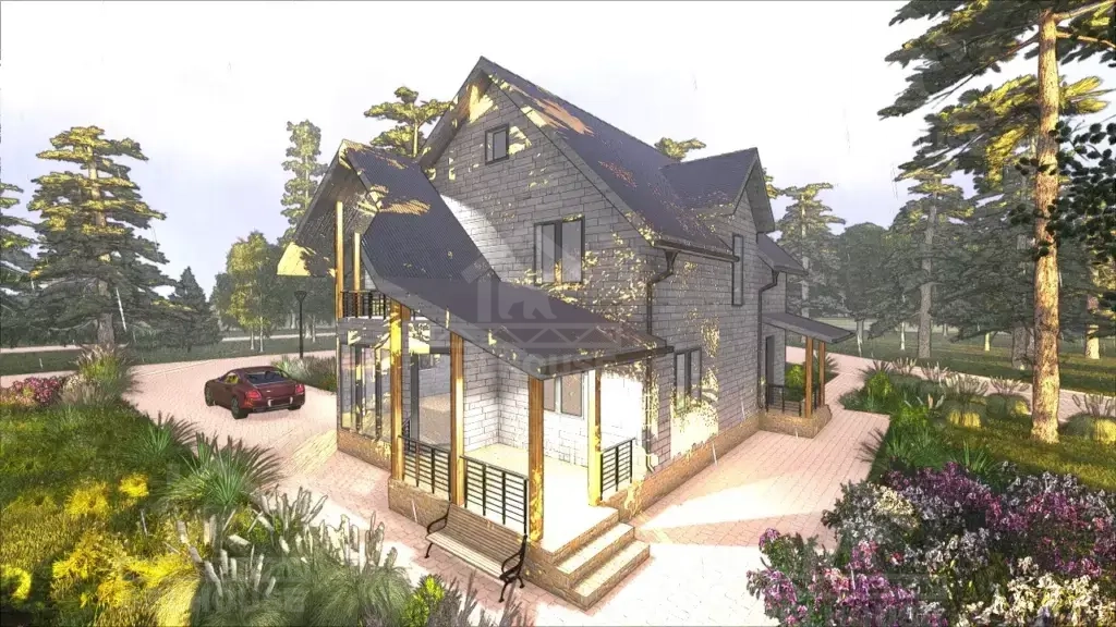 Каркасный дом, проект №65