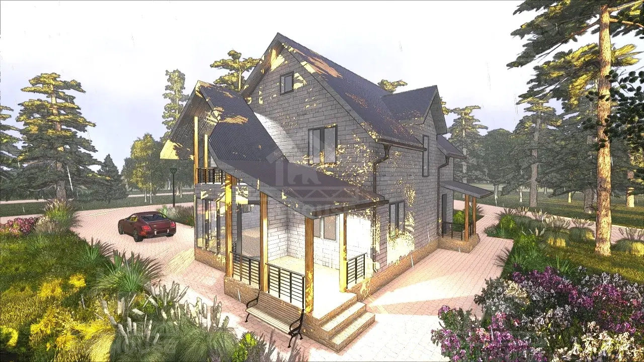 Каркасный дом, проект №65