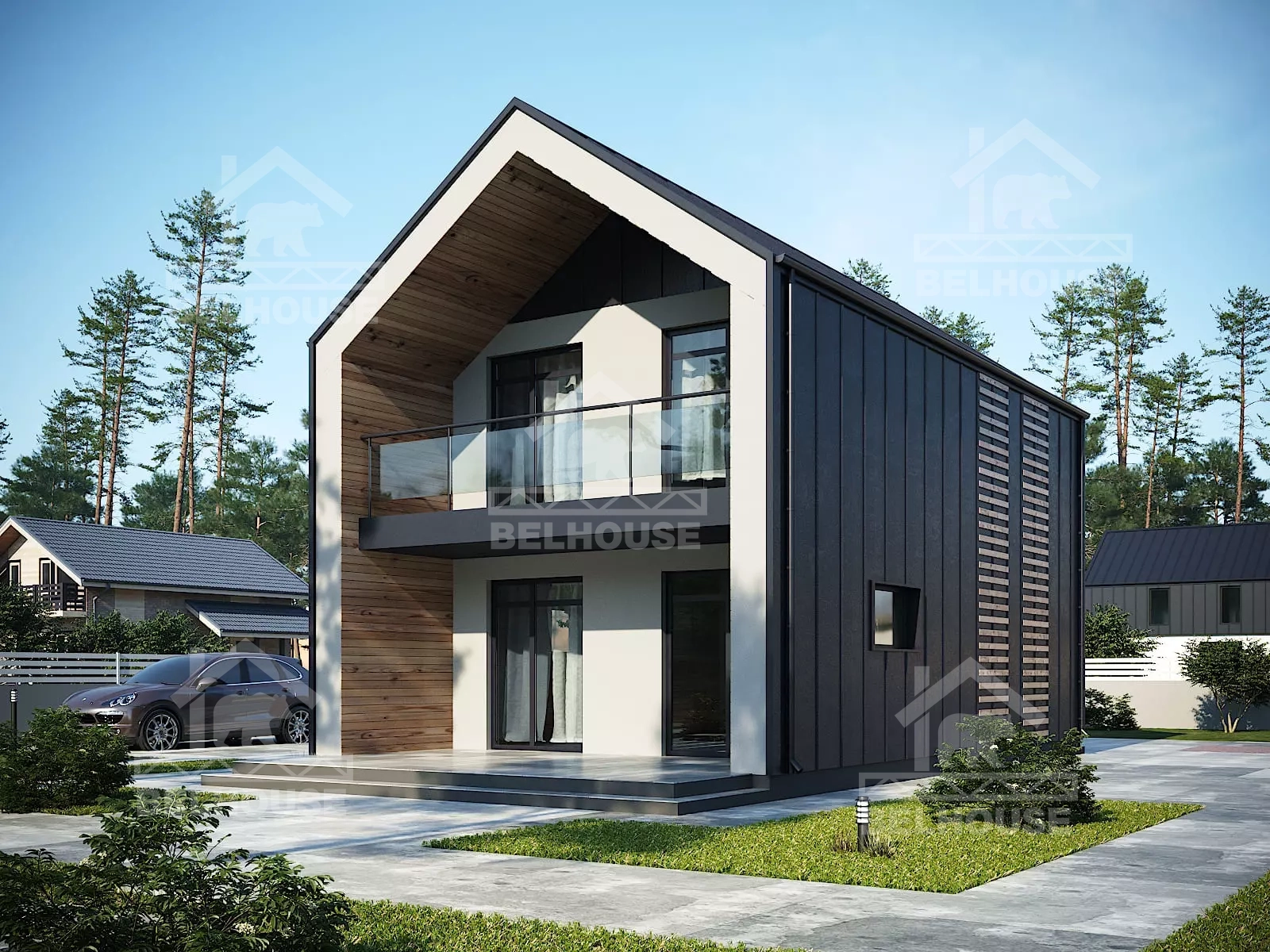 Каркасный дом, проект №58