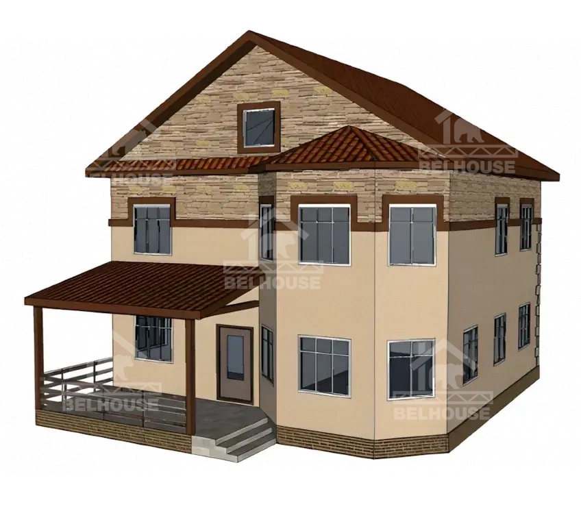  Каркасный дом, проект №3