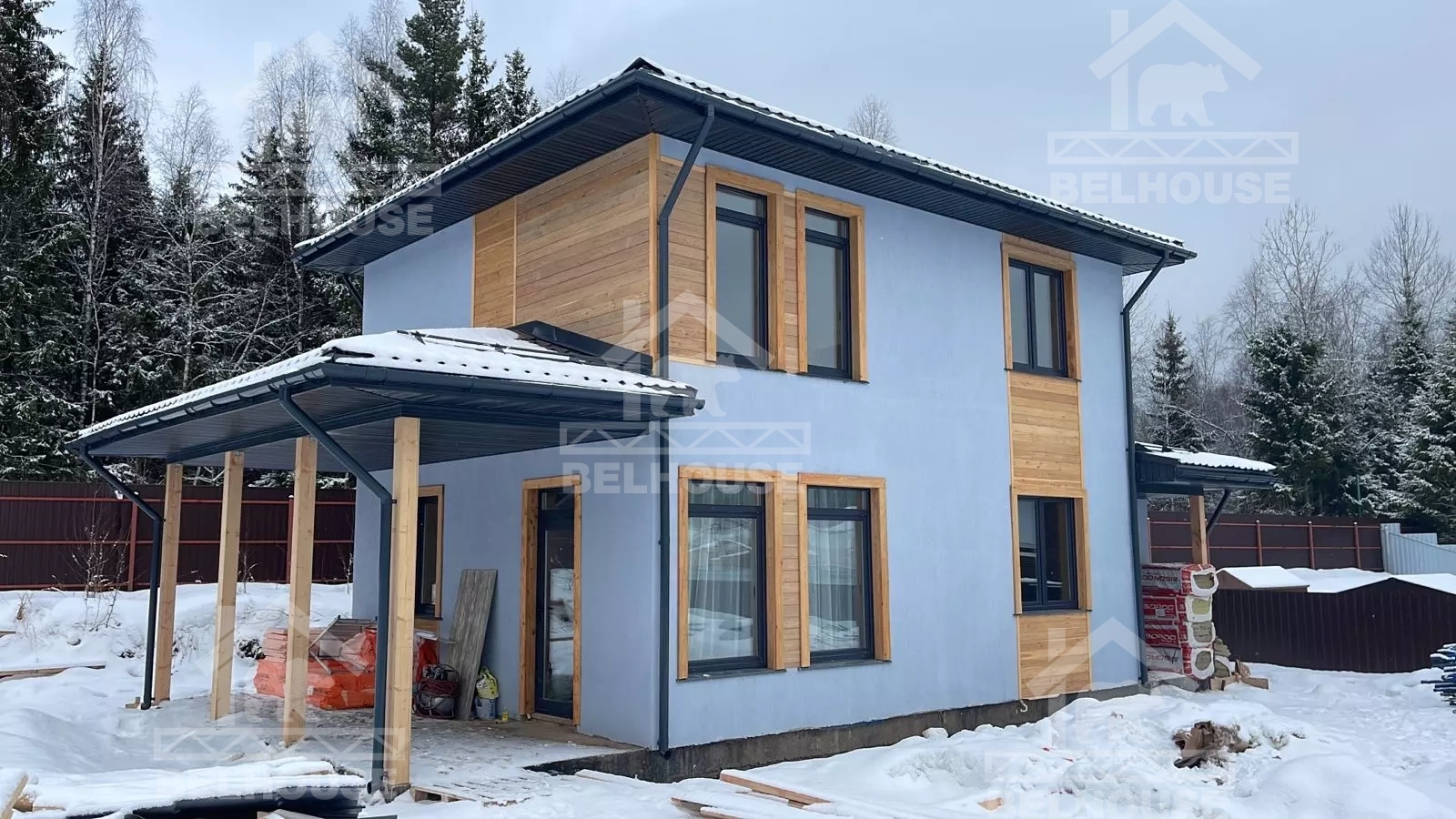 Каркасный дом, проект №58