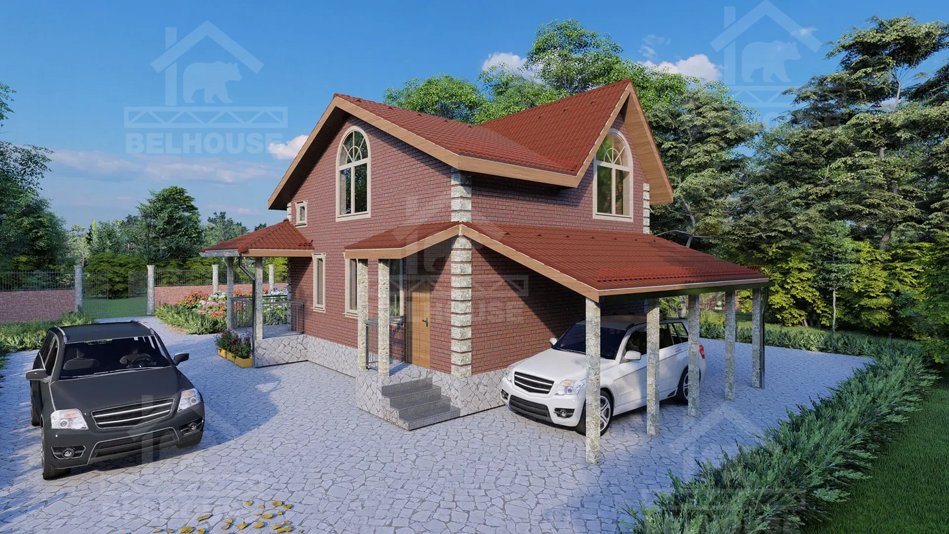 Каркасный дом, проект №61