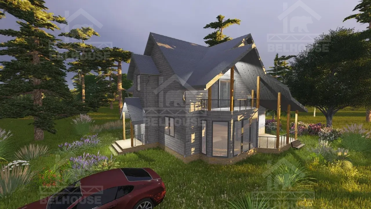 Каркасный дом, проект №65