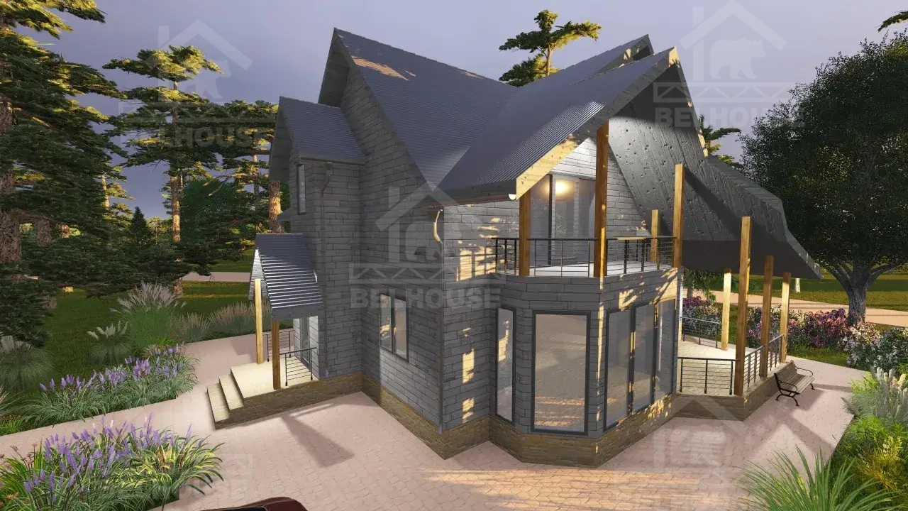 Каркасный дом, проект №65