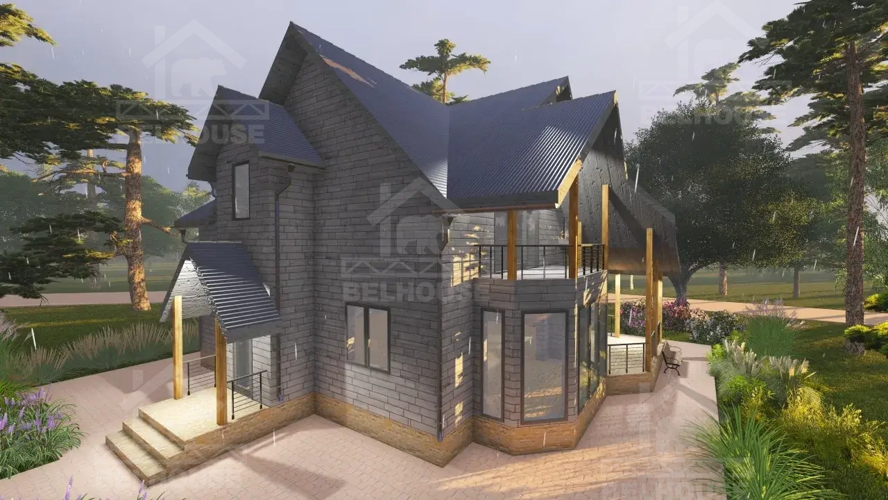 Каркасный дом, проект №65