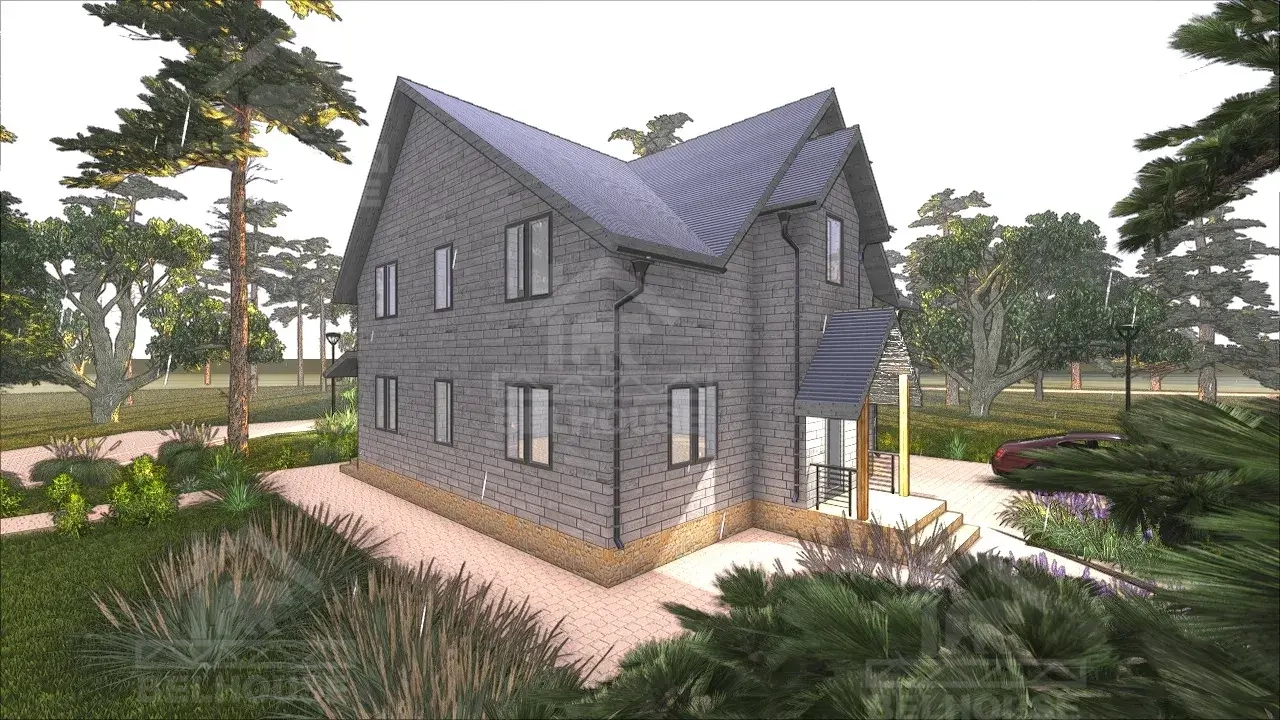 Каркасный дом, проект №65