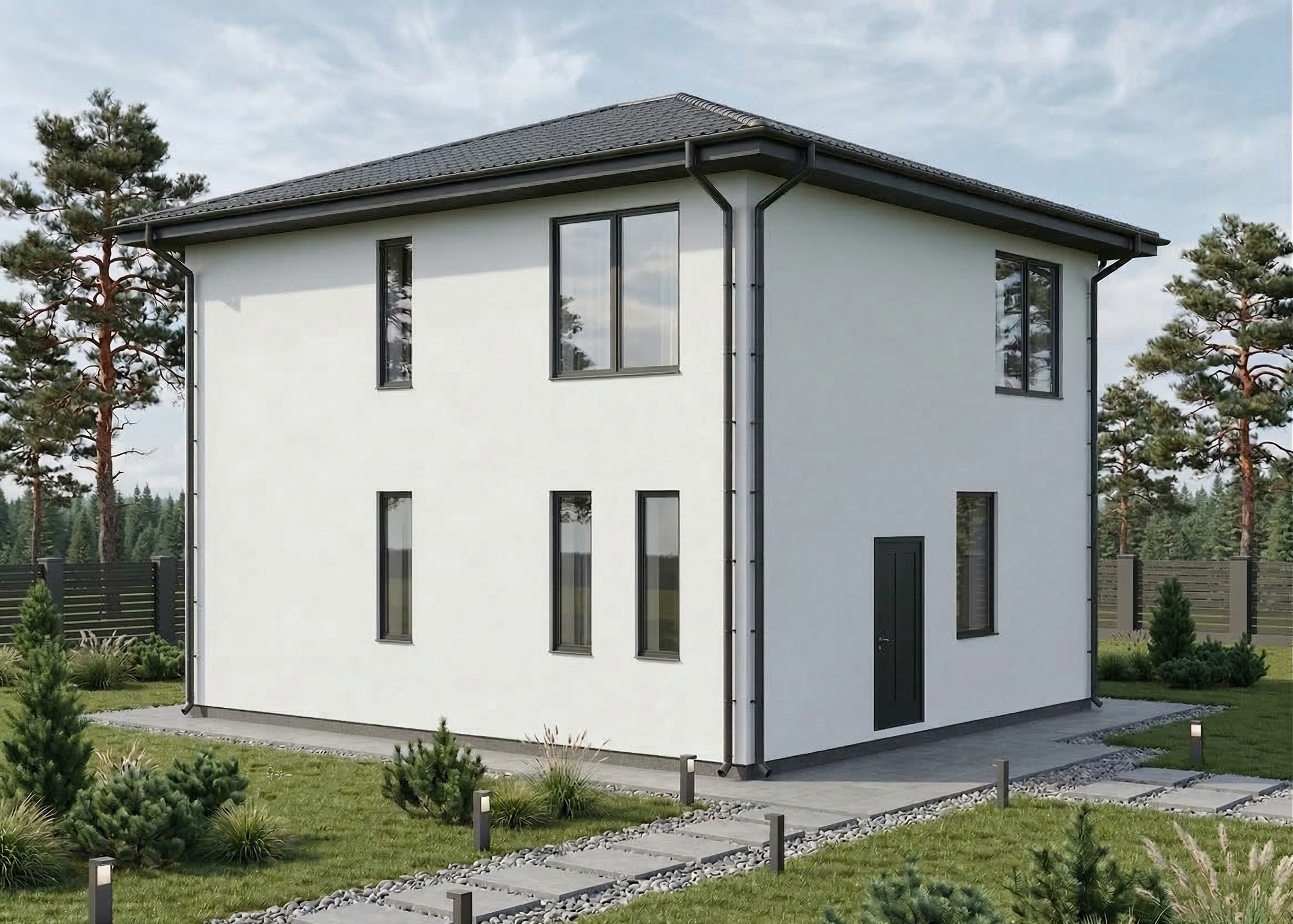 Каркасный дом, проект №385