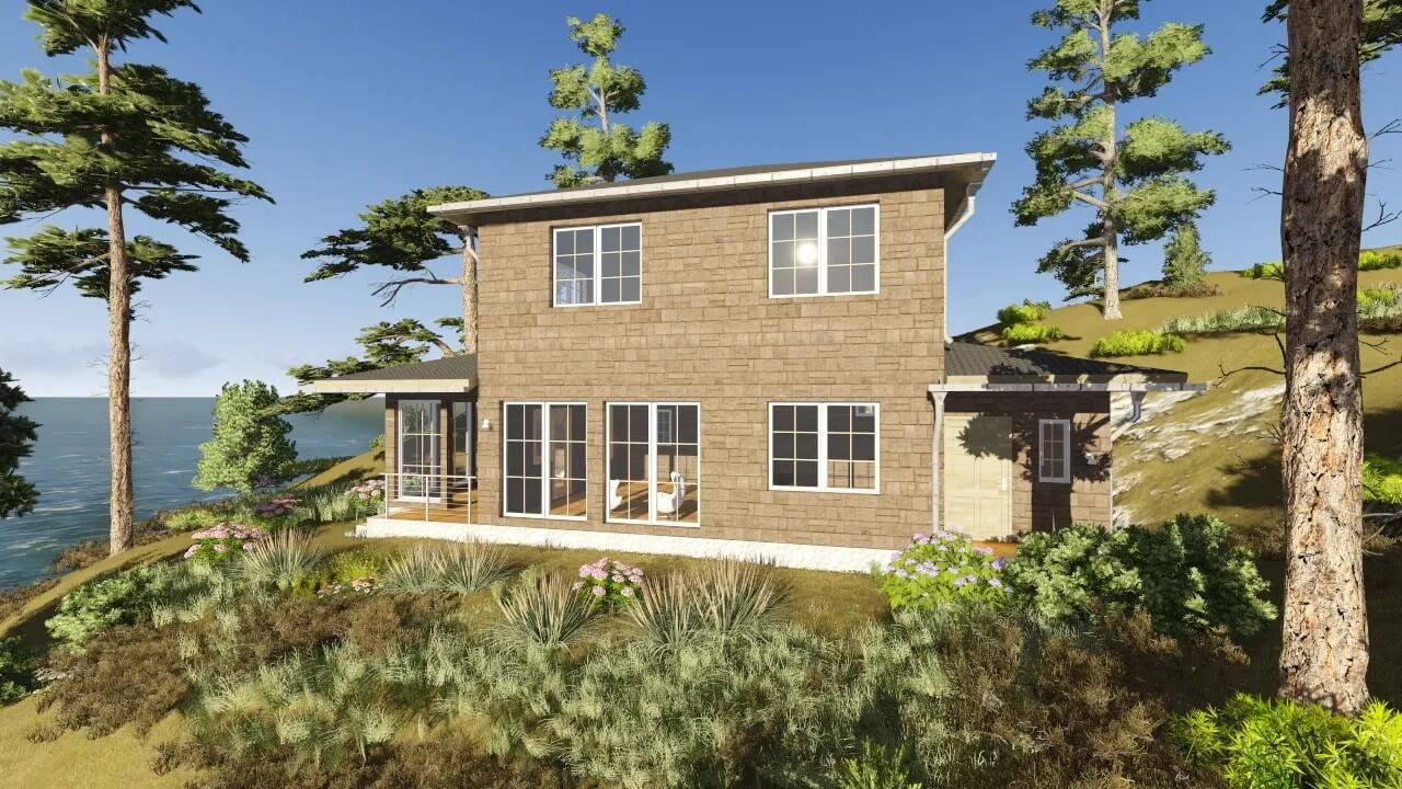 Каркасный дом, проект №101