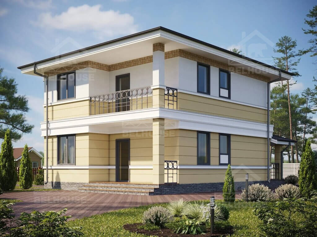 Каркасный дом, проект №102