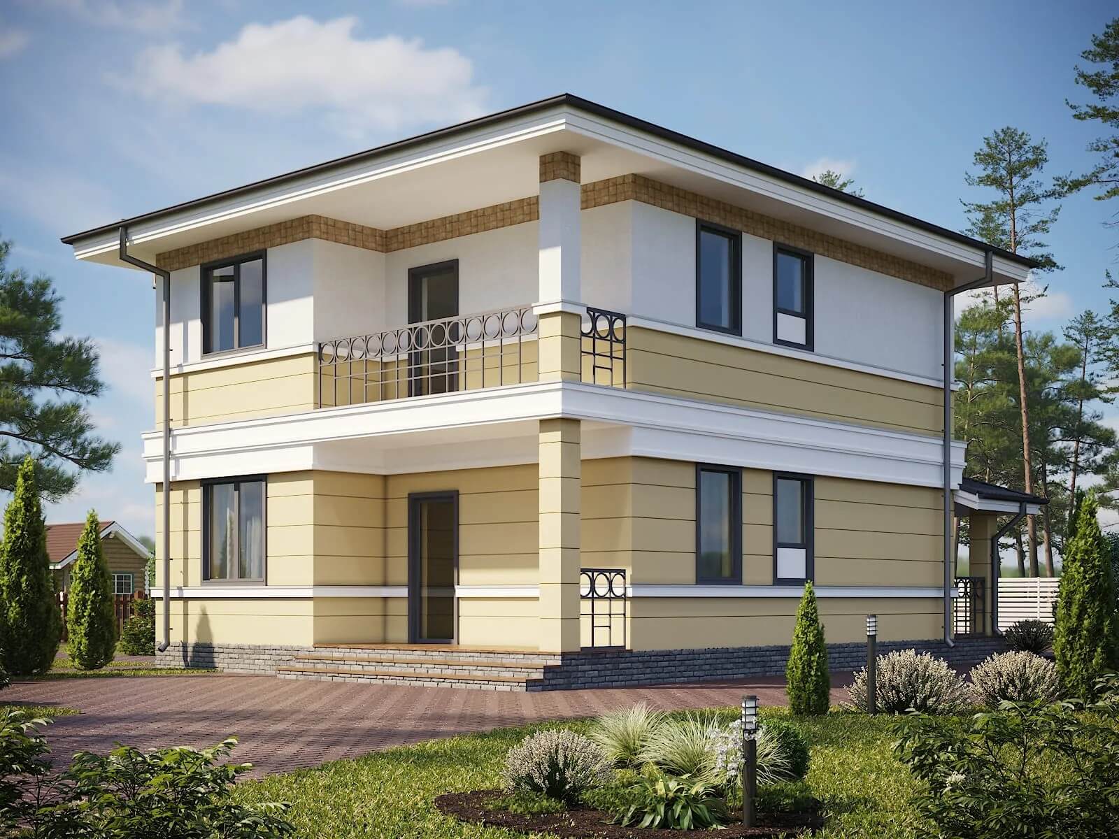 Каркасный дом, проект №102