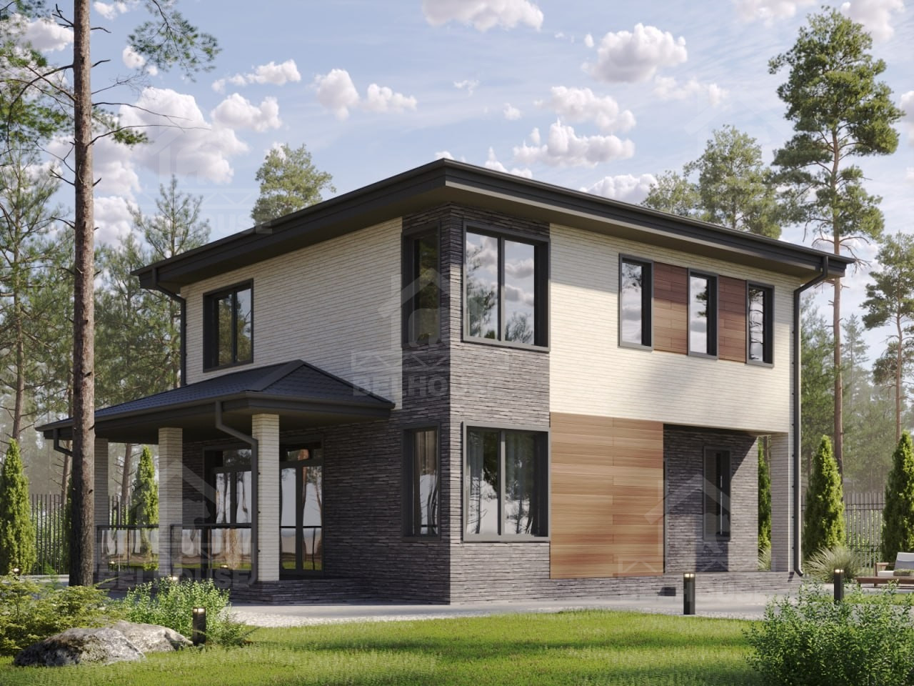 Каркасный дом, проект №18