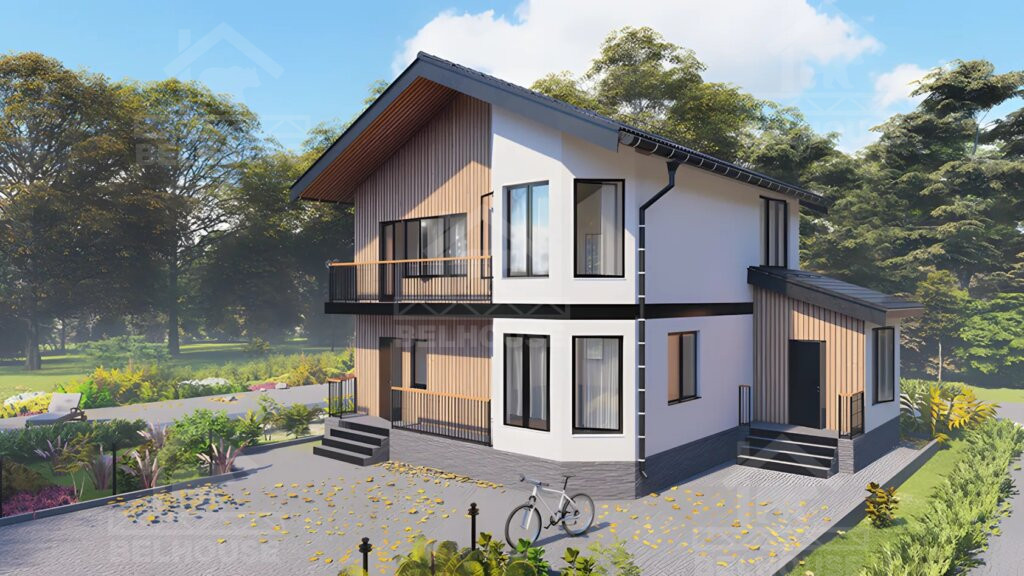 Дом из газобетона, проект №188к