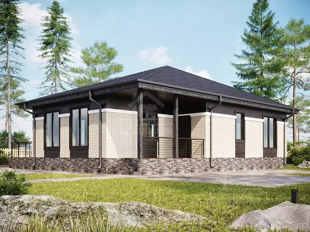 Дом из газобетона, проект №189к