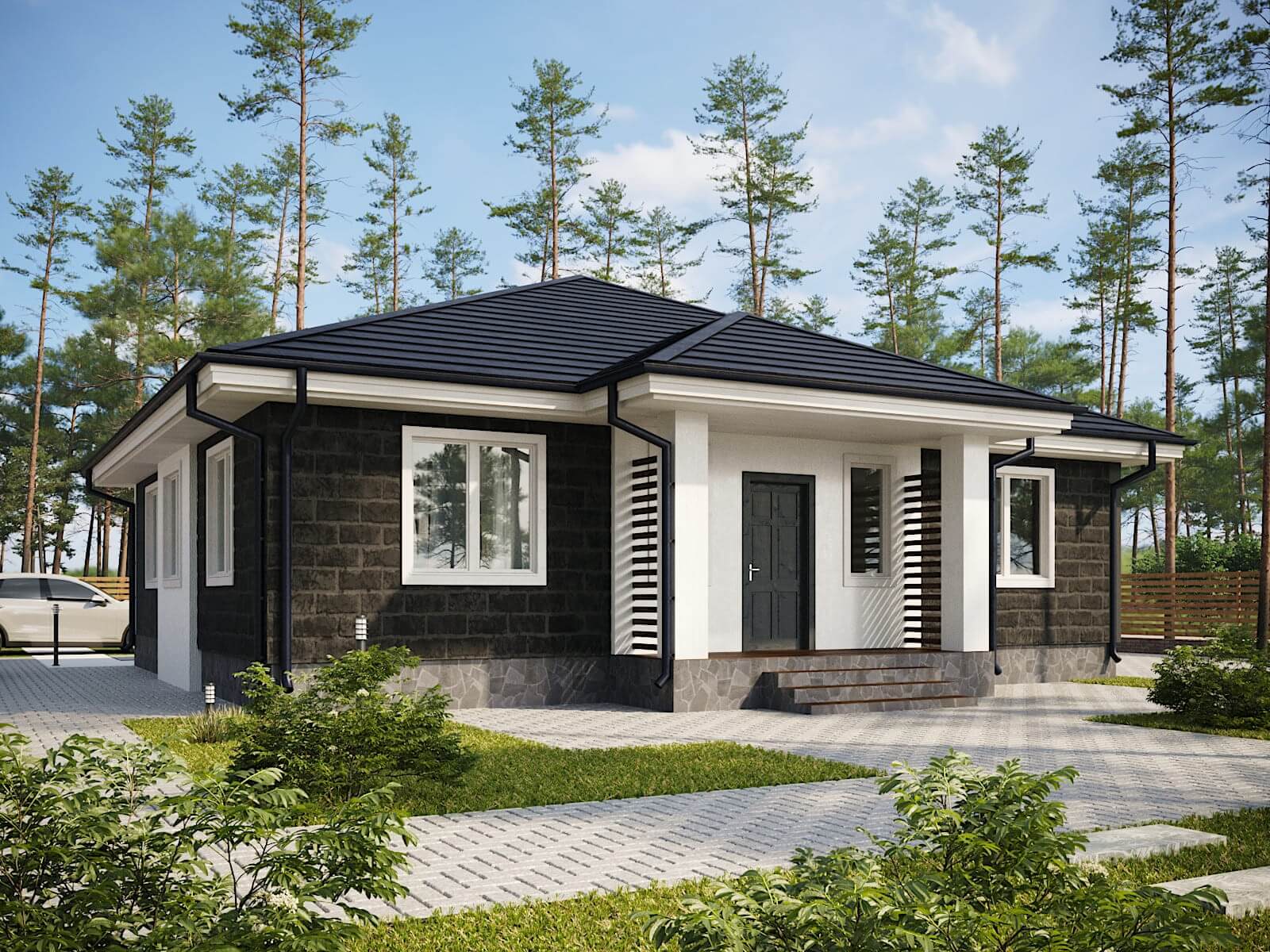 Каркасный дом, проект №190