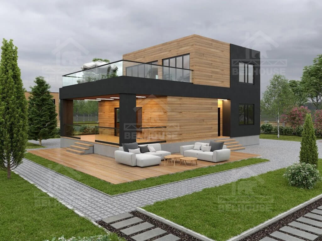 Каркасный дом, проект №194