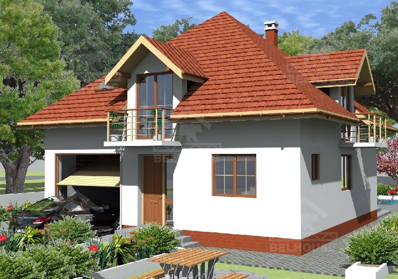 Каркасный дом, проект №199