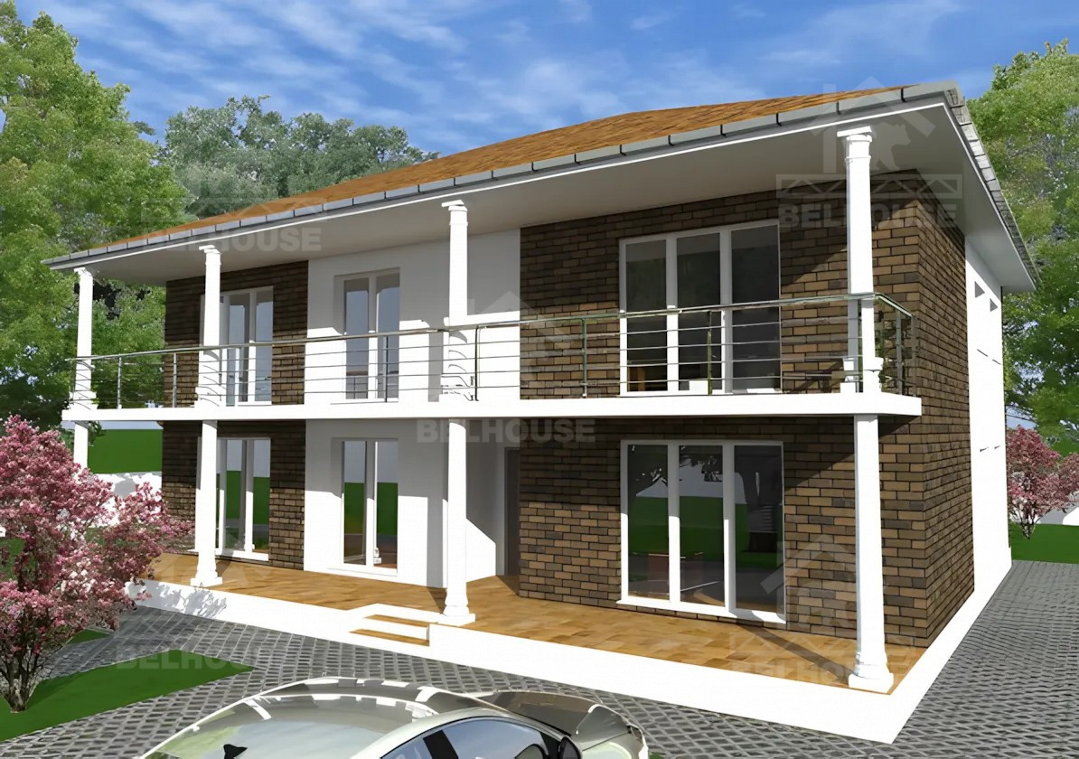 Каркасный дом, проект №216