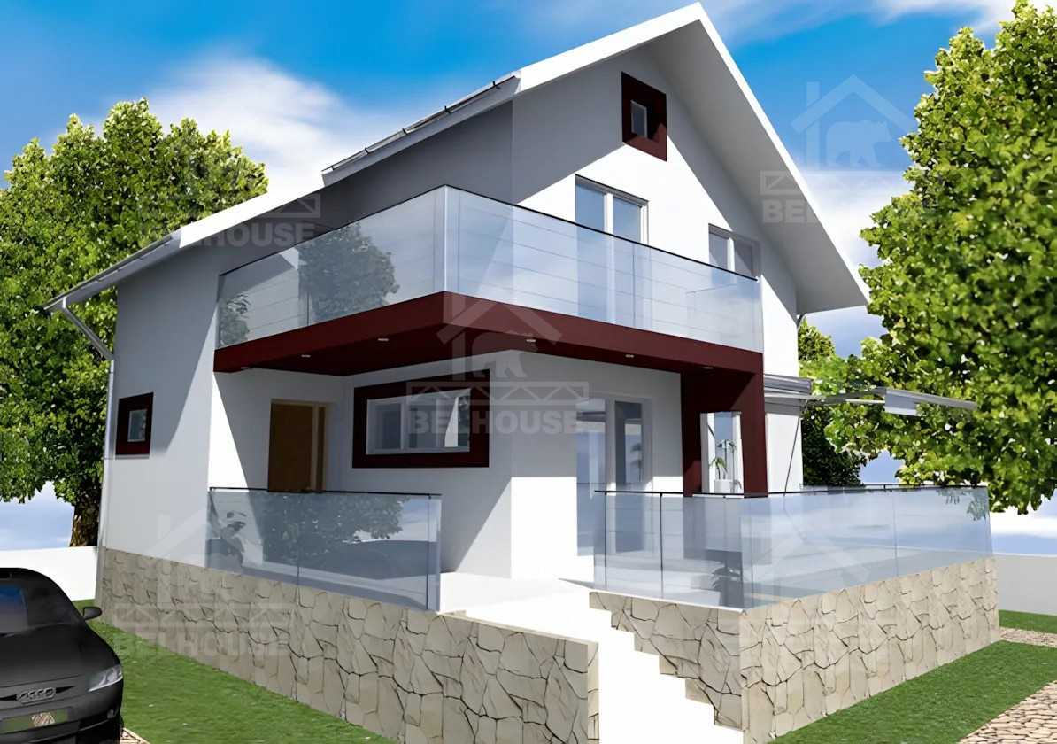 Каркасный дом, проект №218