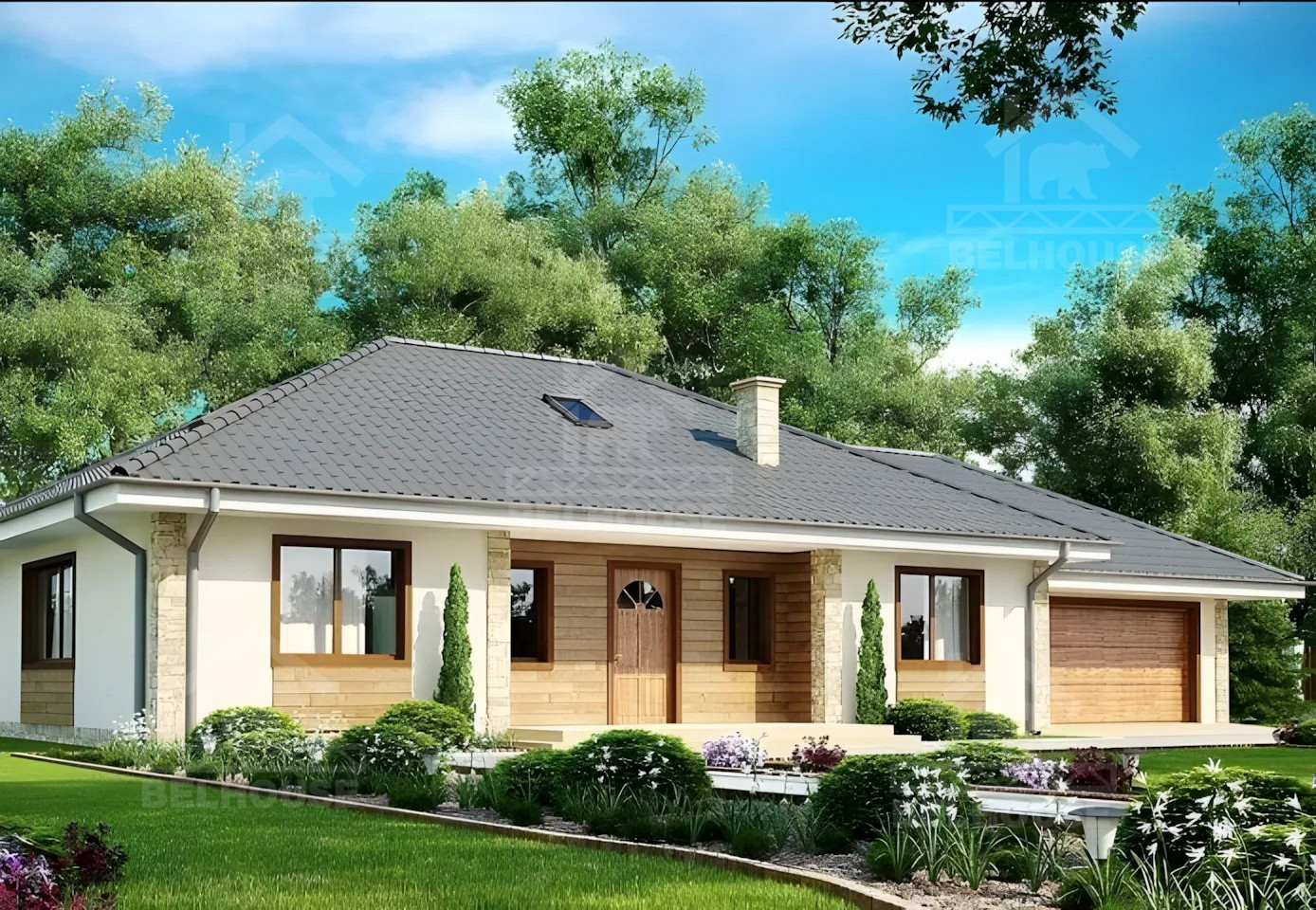 Каркасный дом, проект №219