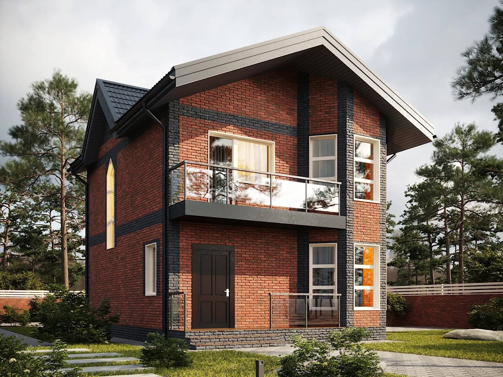 Каркасный дом, проект №22