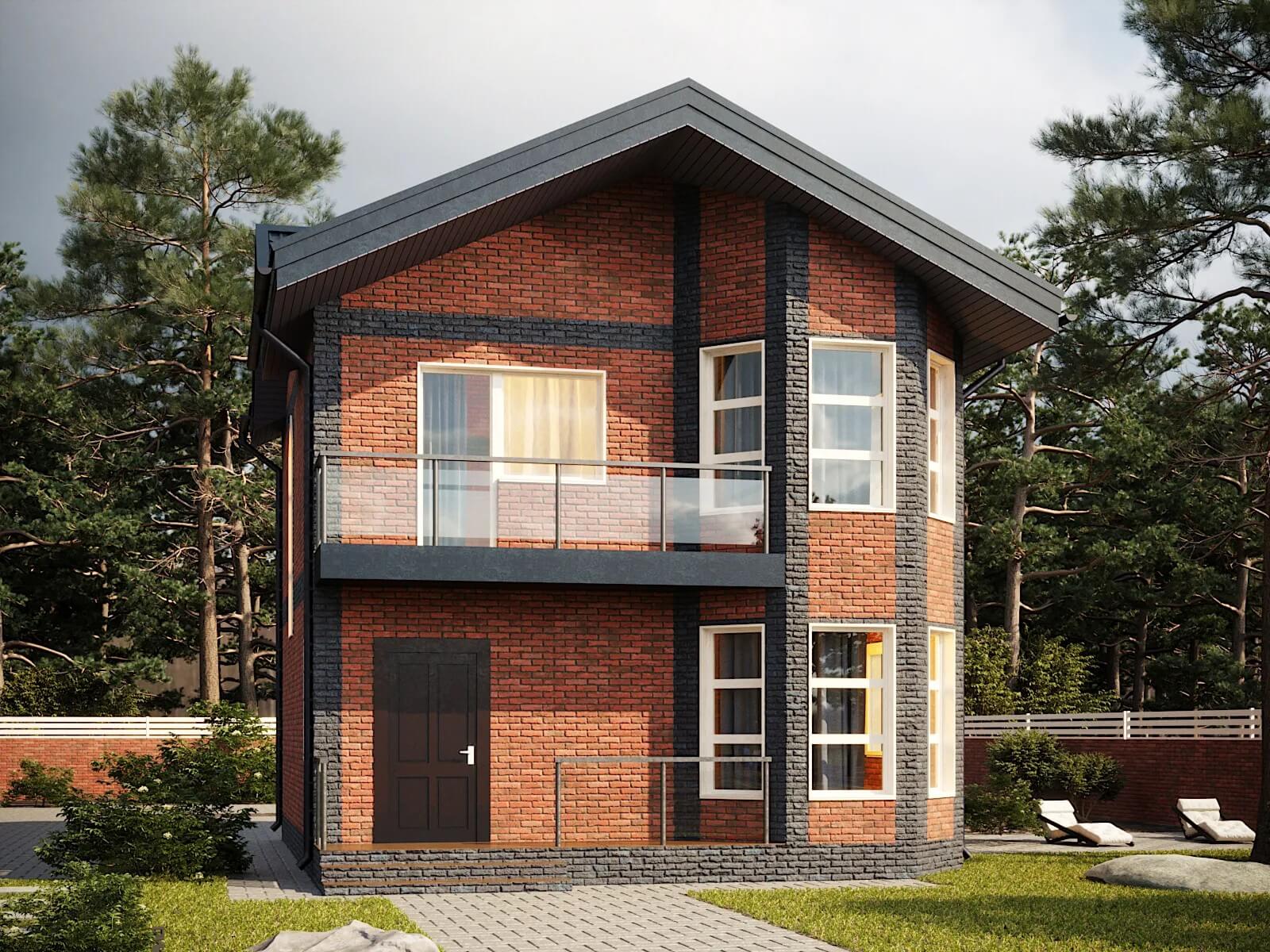 Каркасный дом, проект №22