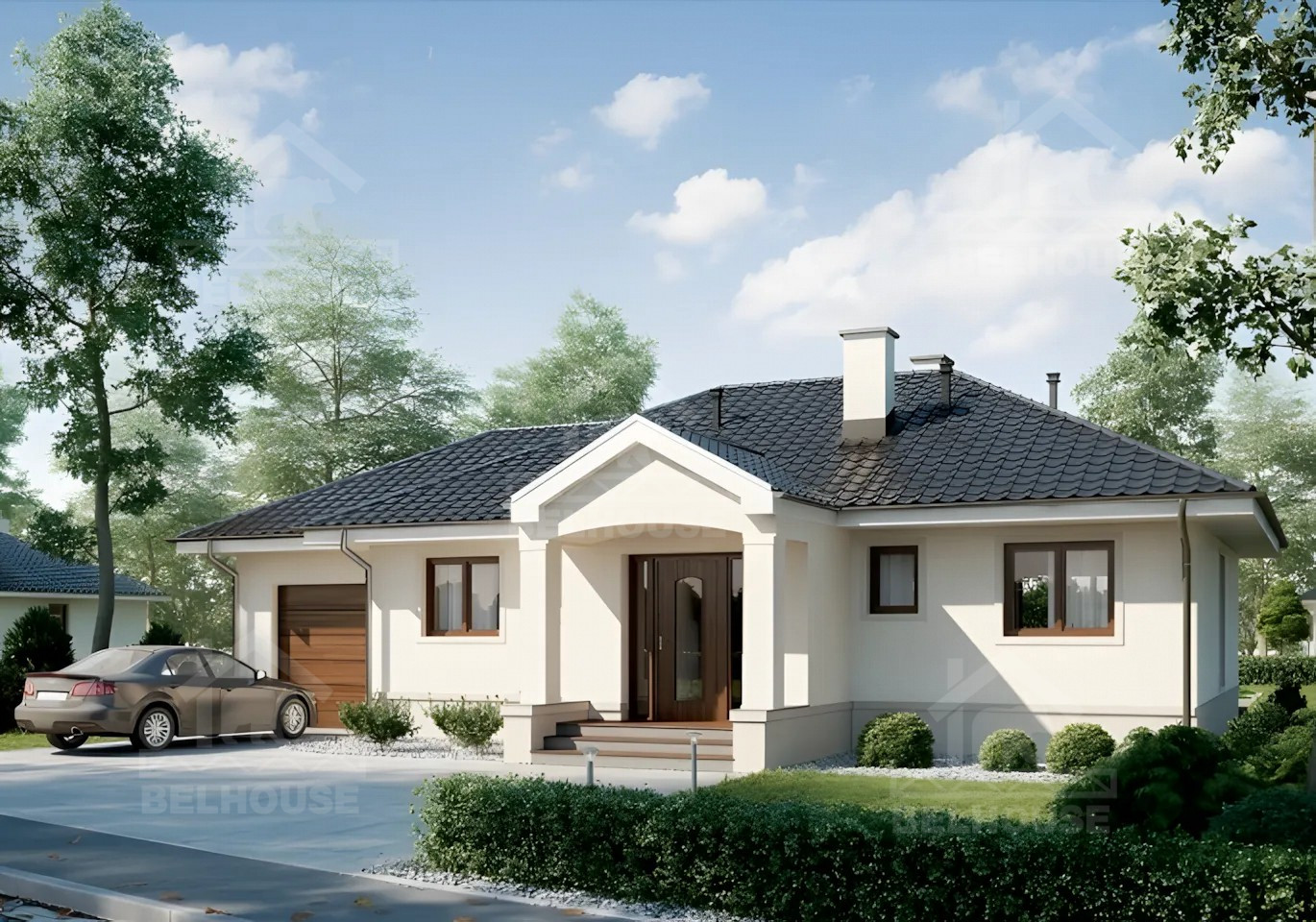 Каркасный дом, проект №223