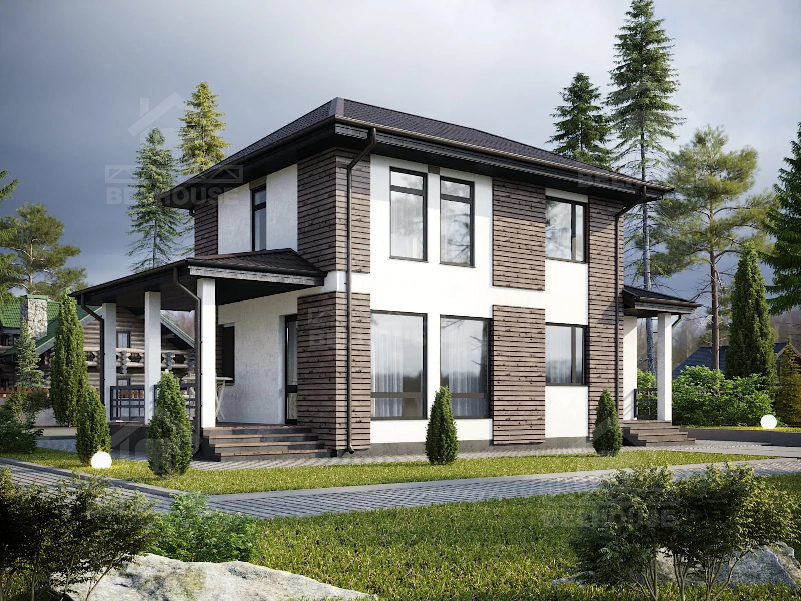 Каркасный дом, проект №225