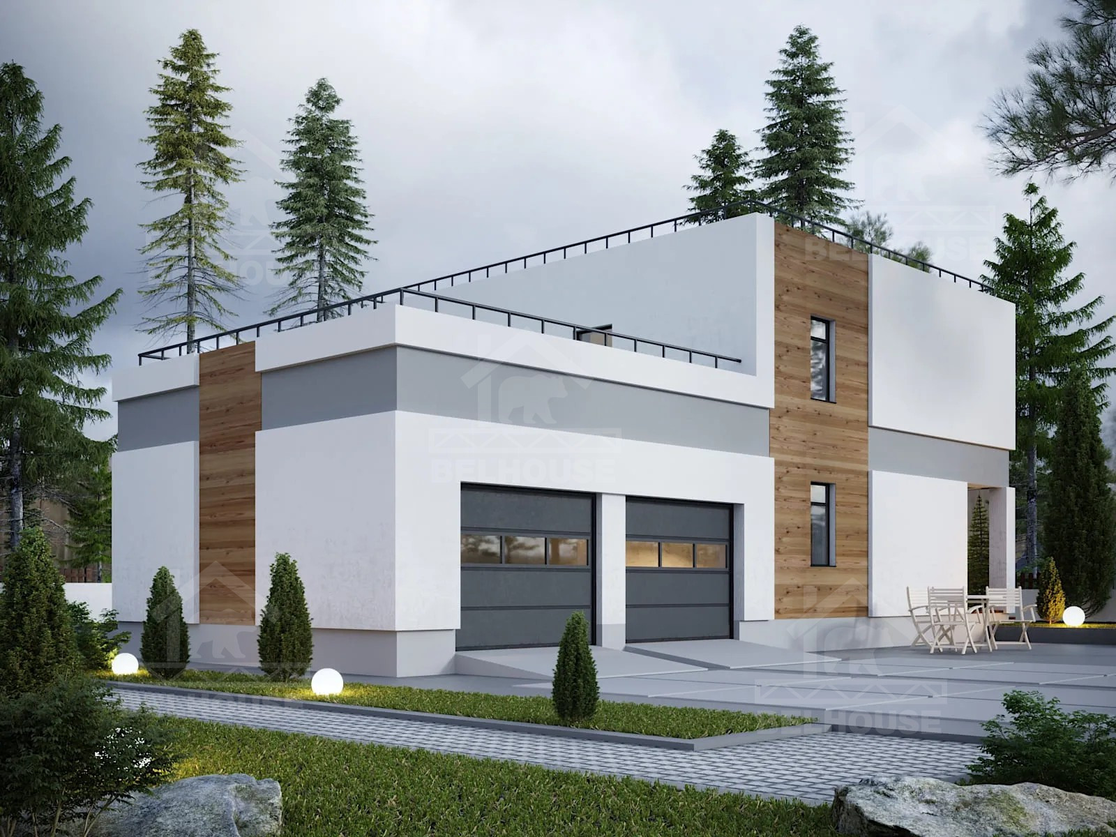 Каркасный дом, проект №226