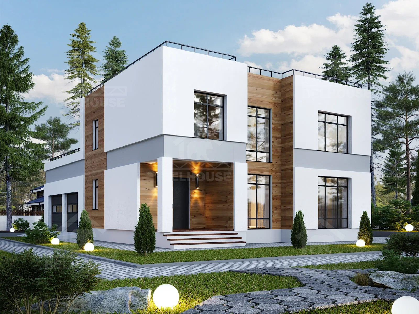 Дом из газобетона, проект №226к