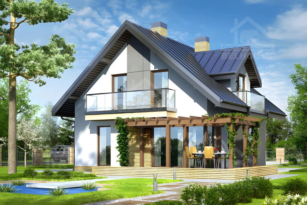 Каркасный дом, проект №232