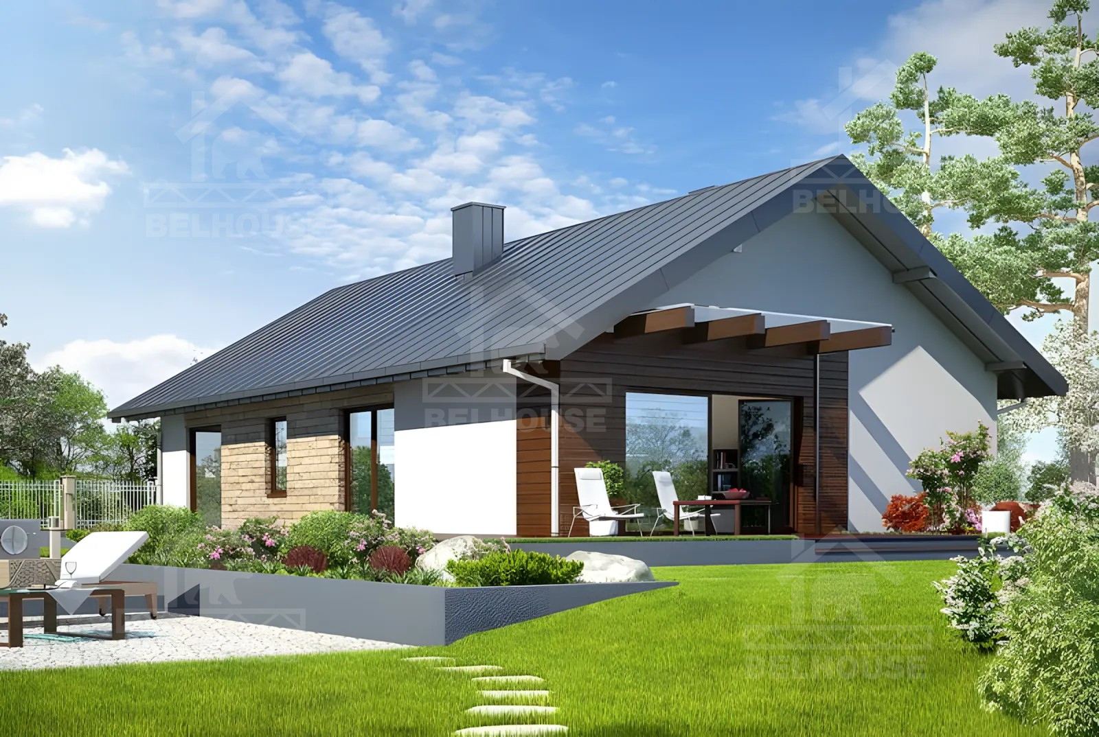 Каркасный дом, проект №233