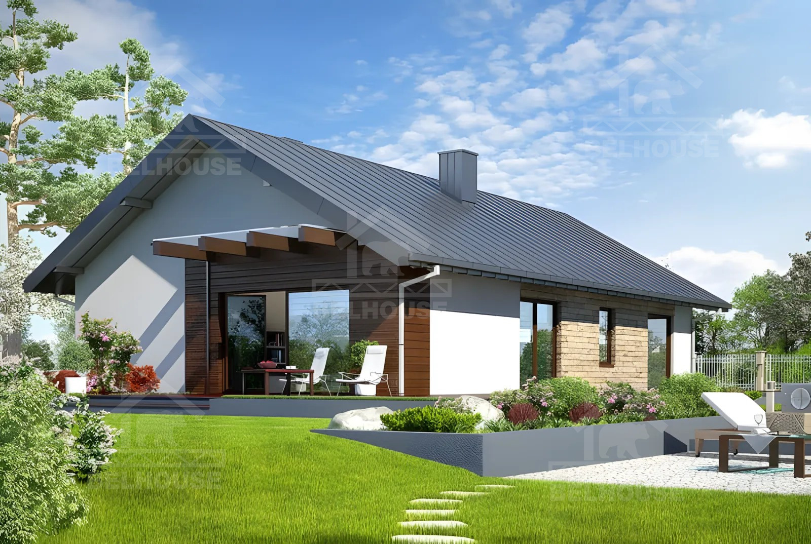 Каркасный дом, проект №233