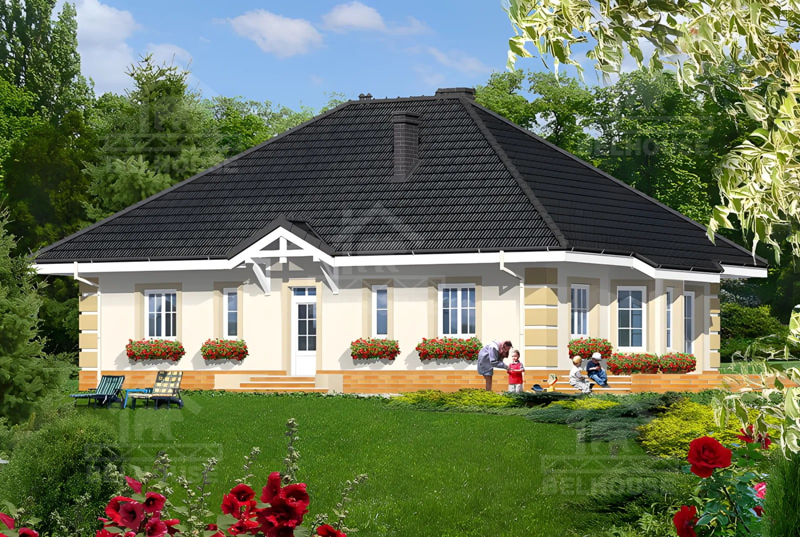 Каркасный дом, проект №234