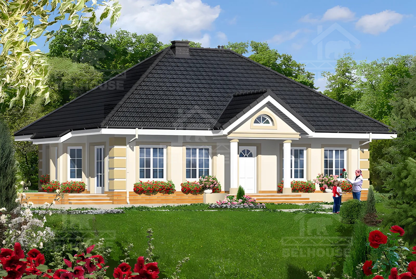 Каркасный дом, проект №234