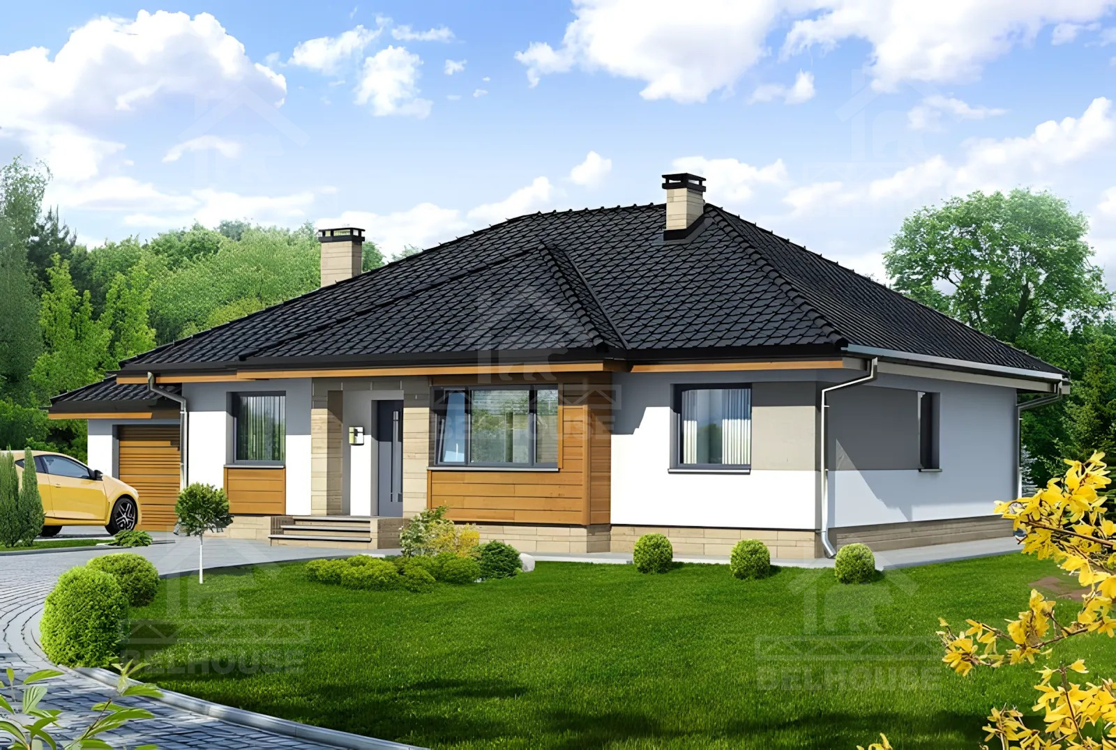 Каркасный дом, проект №238