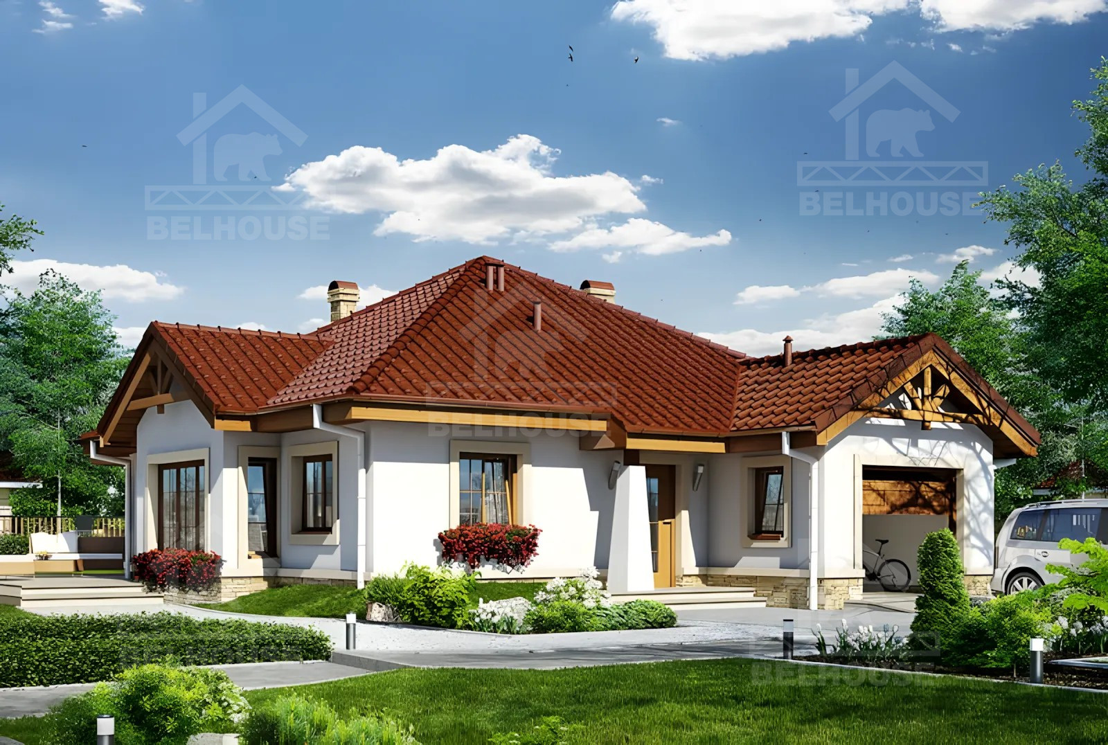 Каркасный дом, проект №239