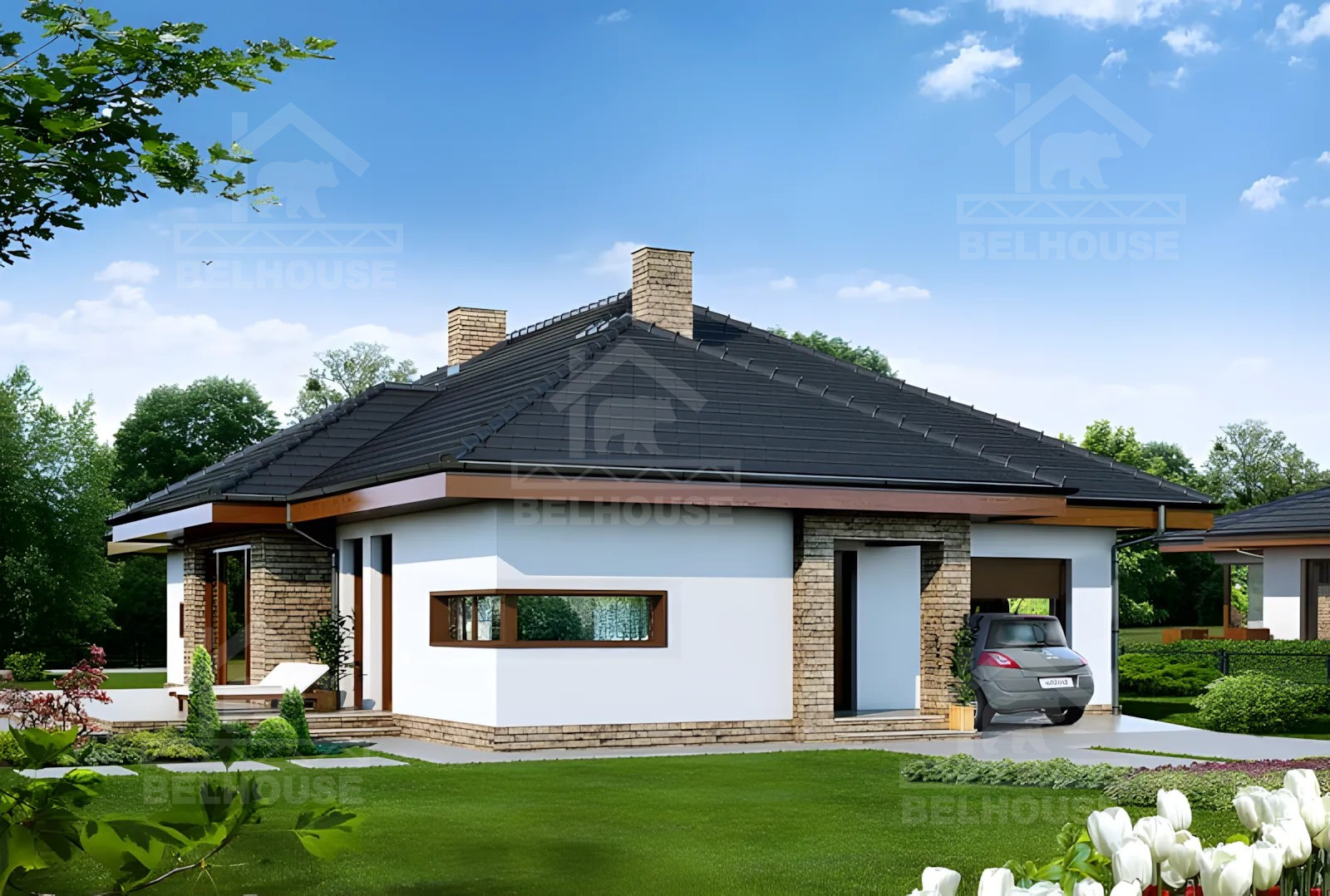 Каркасный дом, проект №240