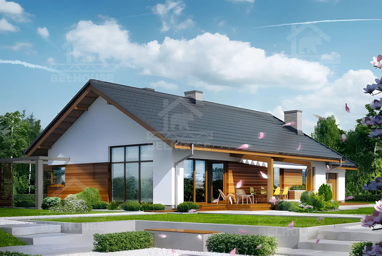 Каркасный дом, проект №242