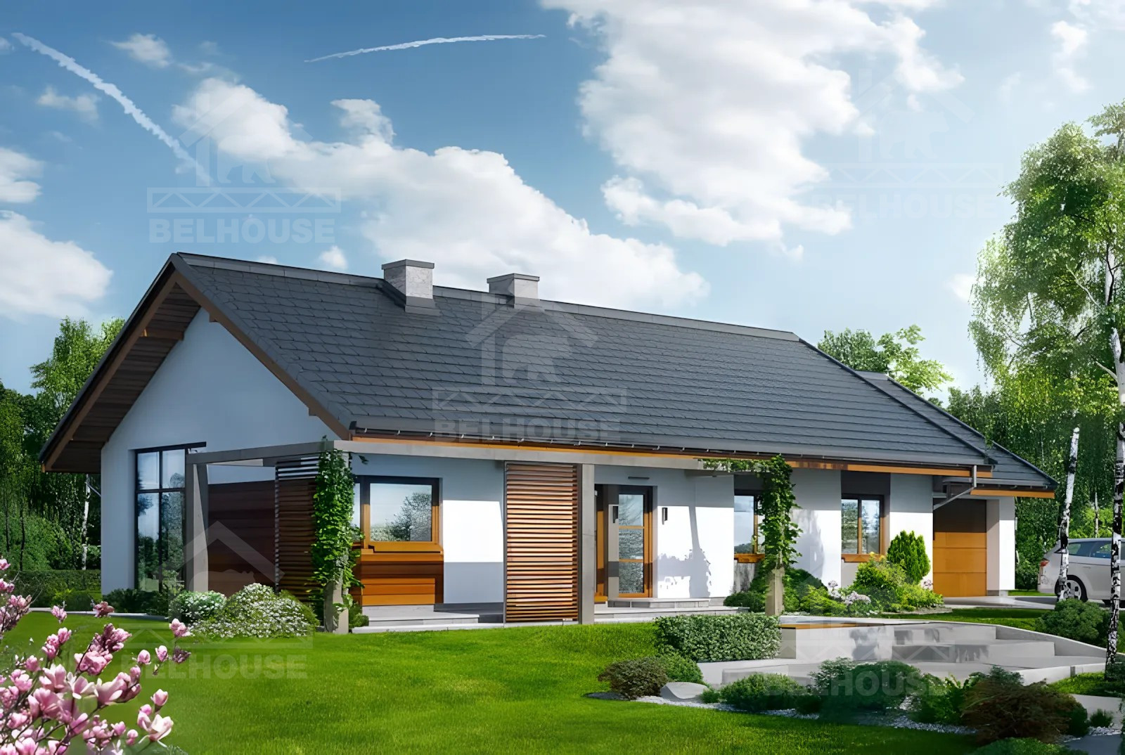 Каркасный дом, проект №242