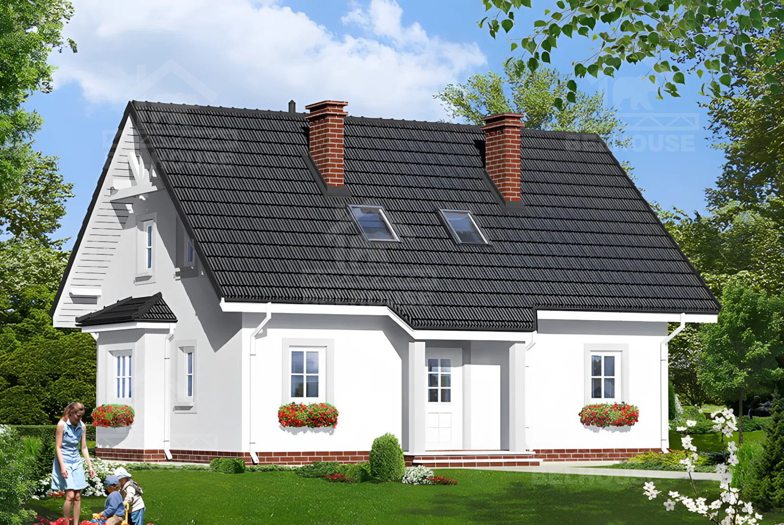 Каркасный дом, проект №243