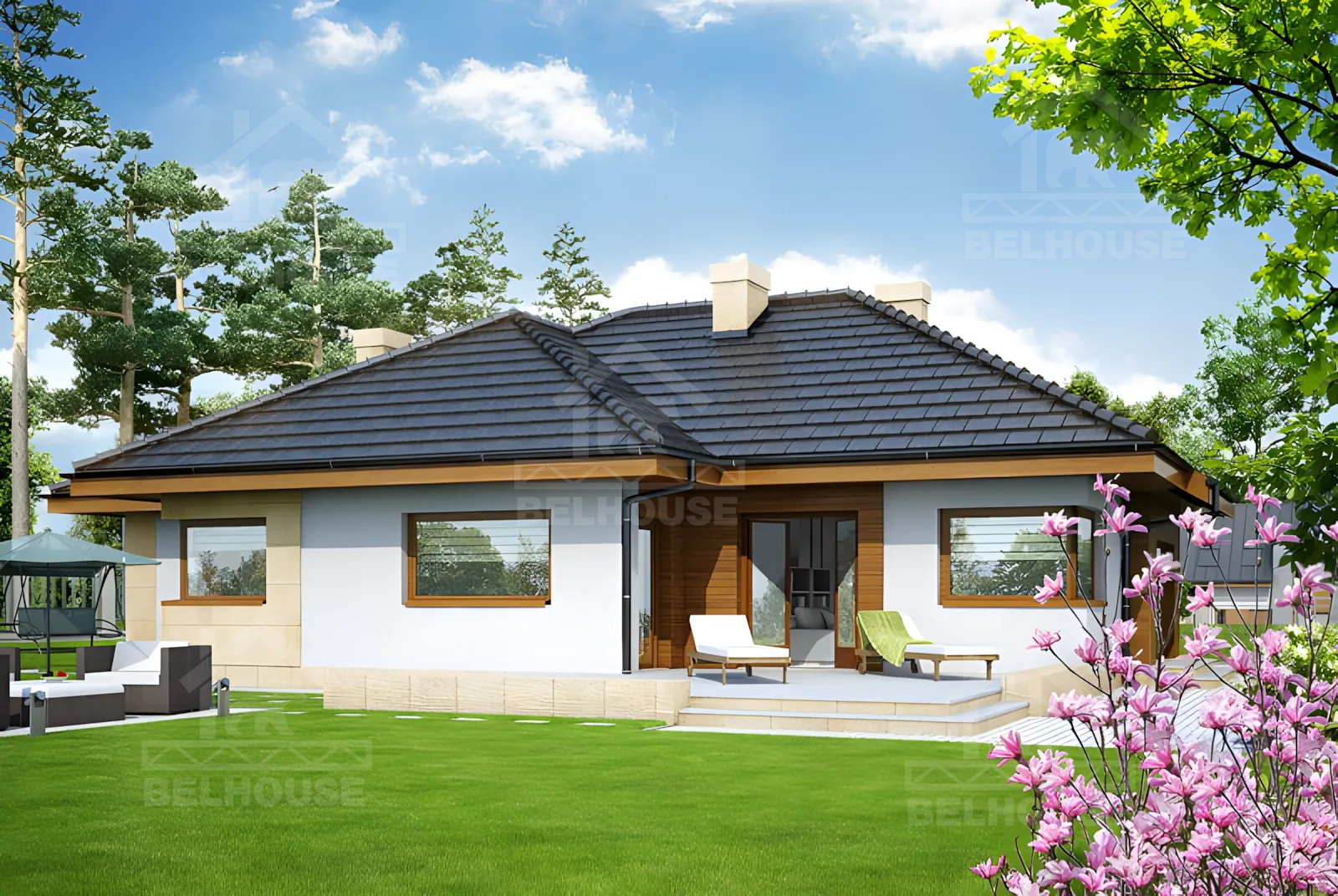 Каркасный дом, проект №245