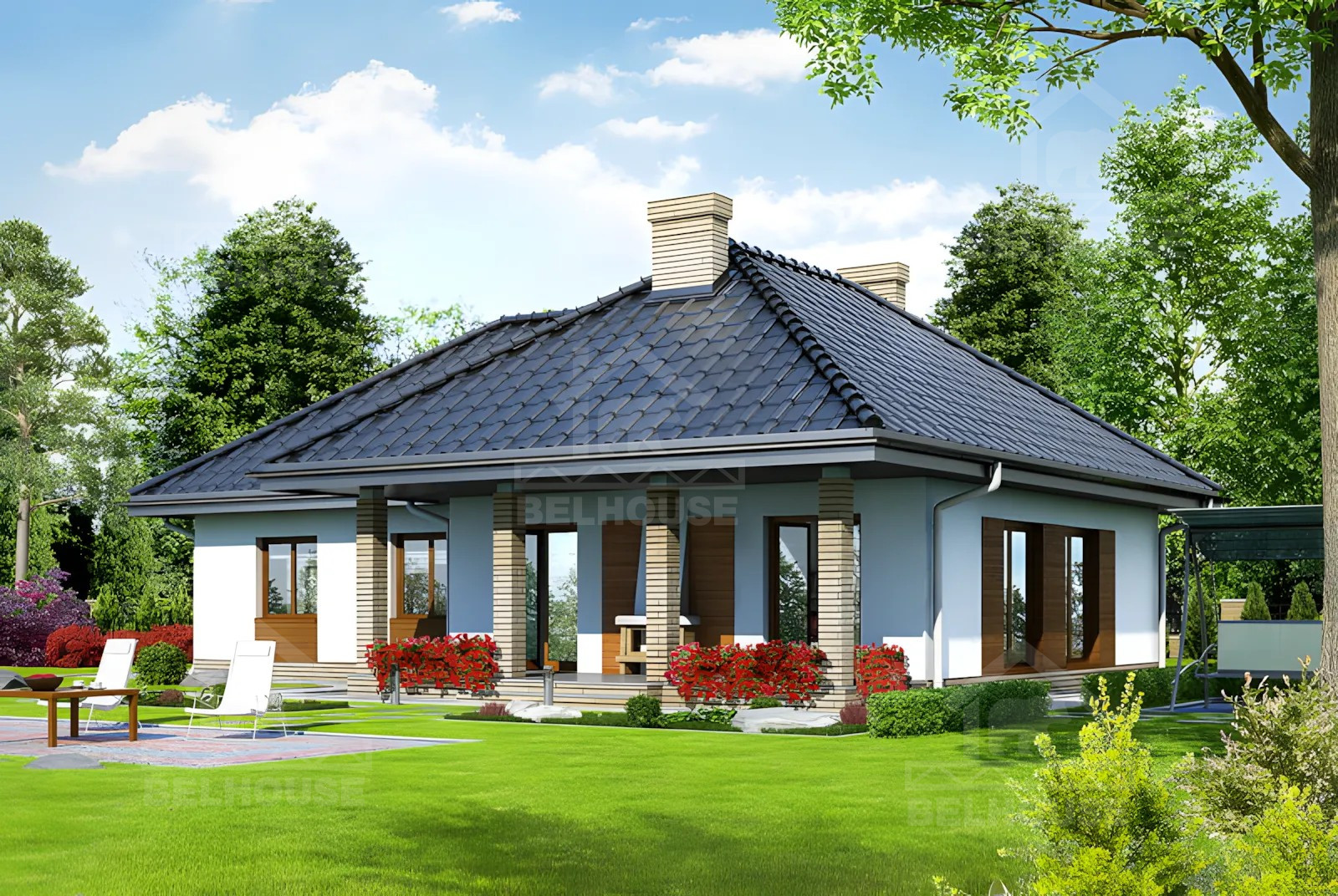 Каркасный дом, проект №247