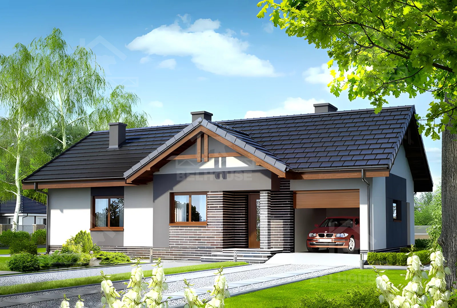 Каркасный дом, проект №253