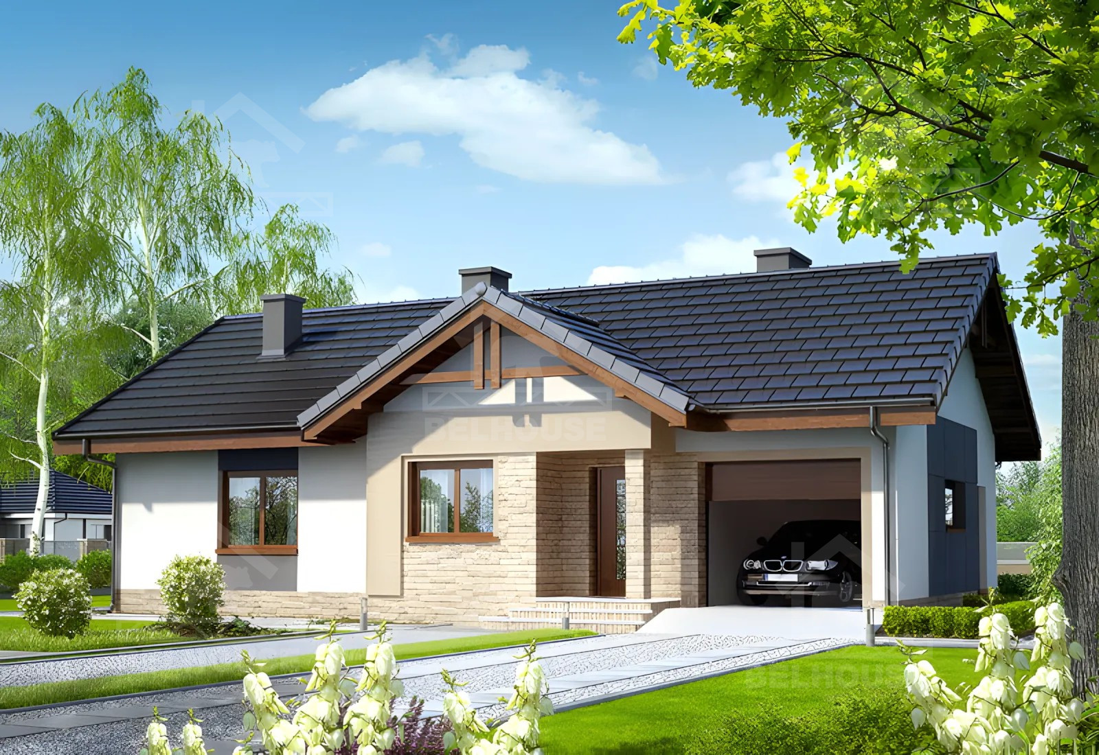 Каркасный дом, проект №253