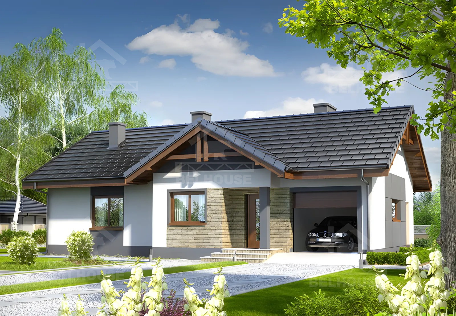 Каркасный дом, проект №253