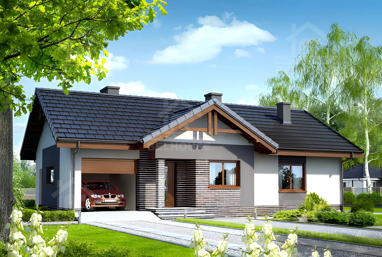 Каркасный дом, проект №253