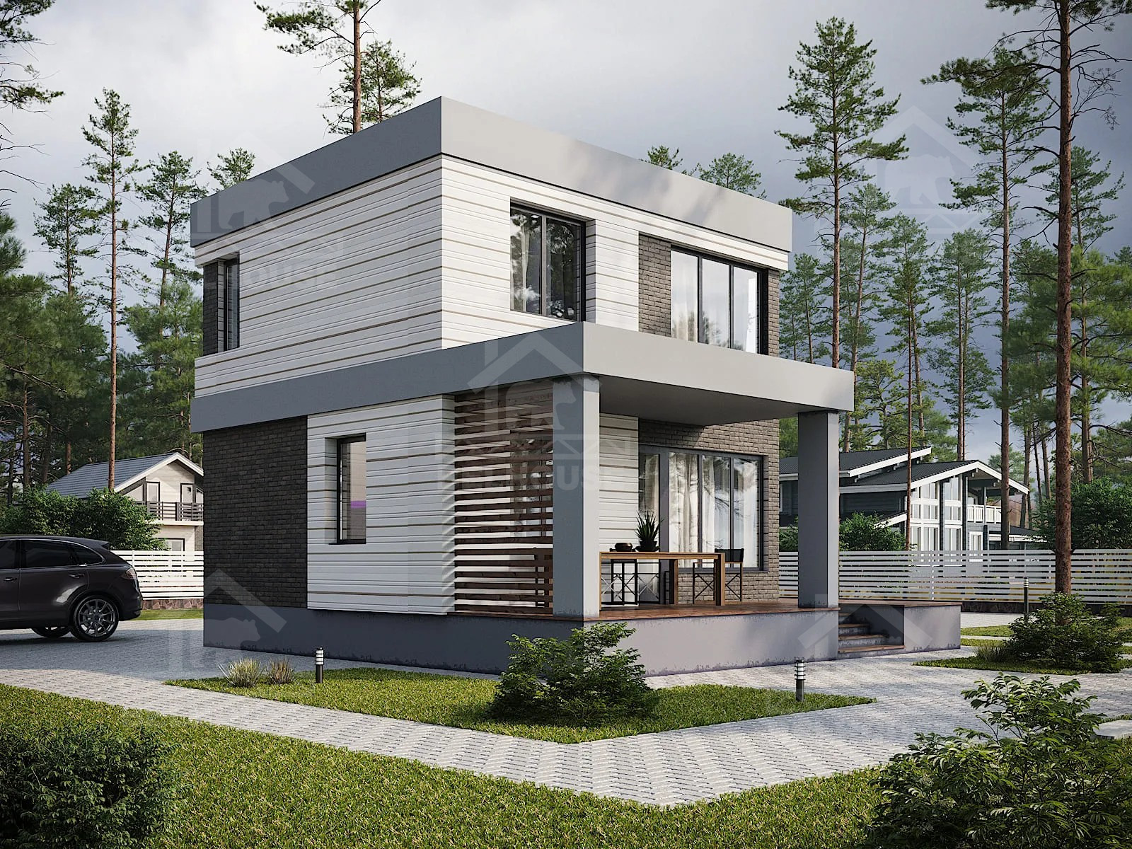 Каркасный дом, проект №257