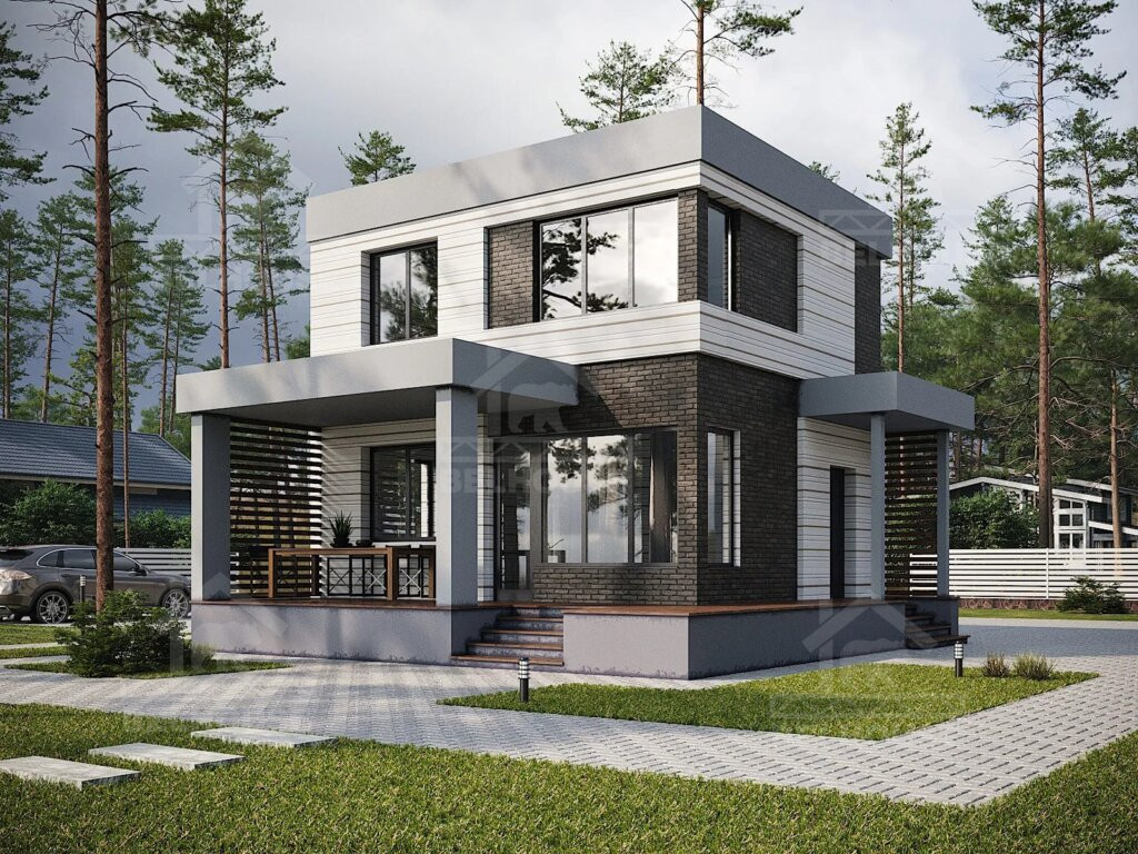 Дом из газобетона, проект №257к