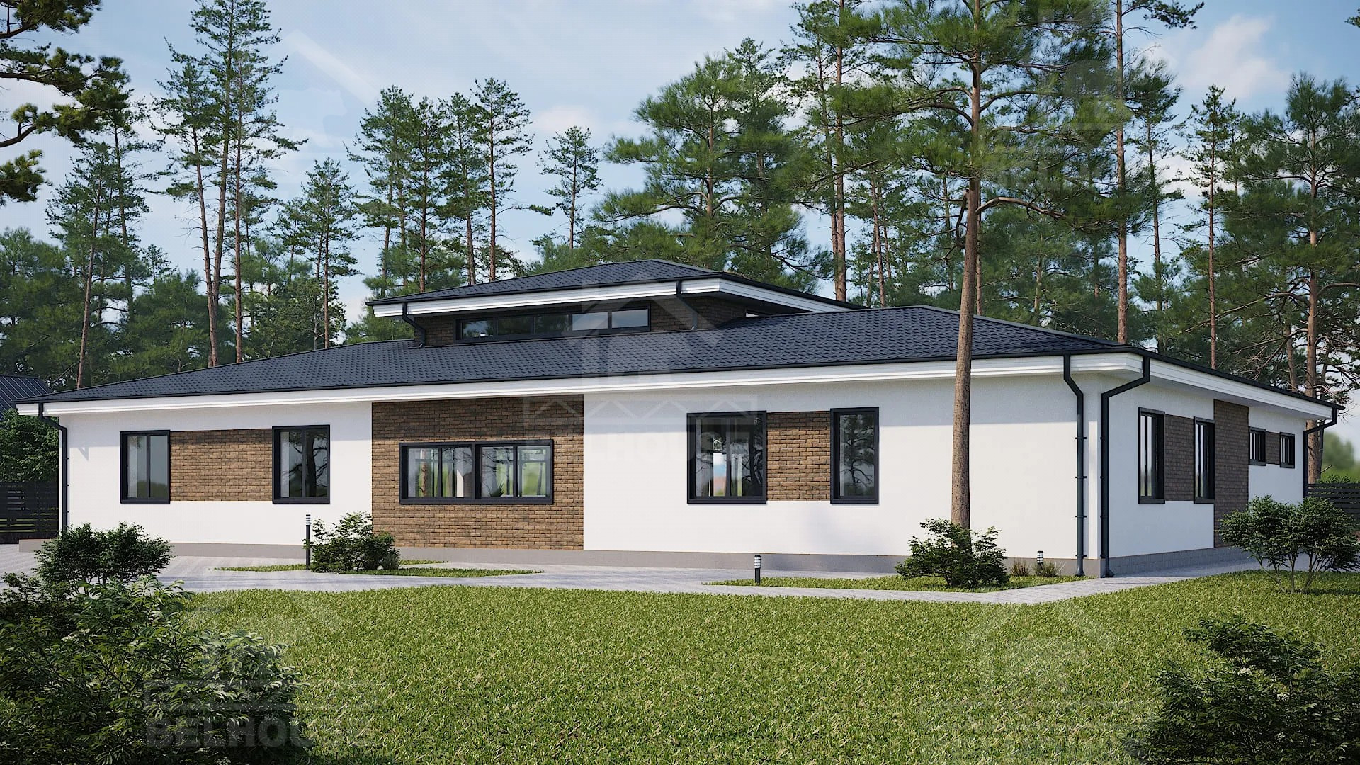 Дом из газобетона, проект №259к